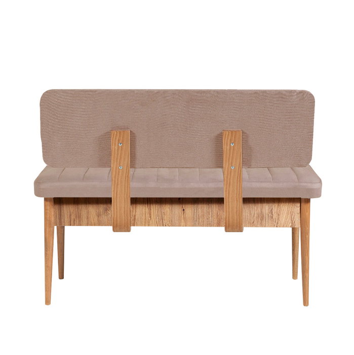 Hanah Home Banco Pino Atlántico, Piedra, 110x85x46 cm